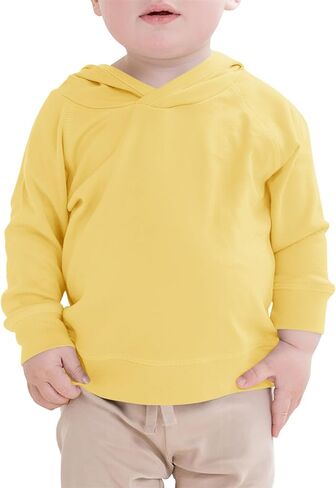 Haloumoning Toddler Boys Hoodie Baby Kids Long Sleeve Solid Hooded Sweatshirt 3-10 Years in Saudi Arabia