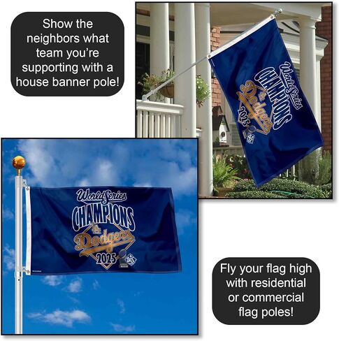 Los Angeles Dodgers 2025 World Champions Series 3x5 Flag in Saudi Arabia
