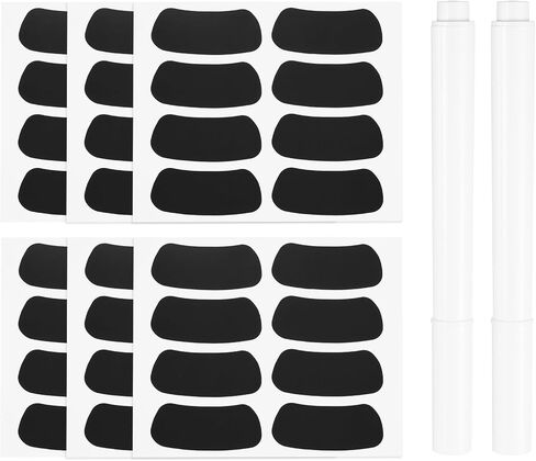MECCANIXITY 24 Pairs Sports Eye Rose Red Stickers, Breathable Sports Eye Adhesive Stickers Strips with 2 White Pencils for Baseball Softball Football Game Day Themed Party in Saudi Arabia