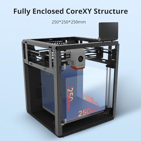 طابعة ANYCUBIC Kobra S1 Combo ثلاثية الأبعاد، التجفيف والطباعة في نفس الوقت، 4 ألوان مذهلة مع Anycubic ACE PRO، طباعة فائقة السرعة 600 مم/ثانية، حجم الطباعة 250 × 250 × 250 مم in Saudi Arabia