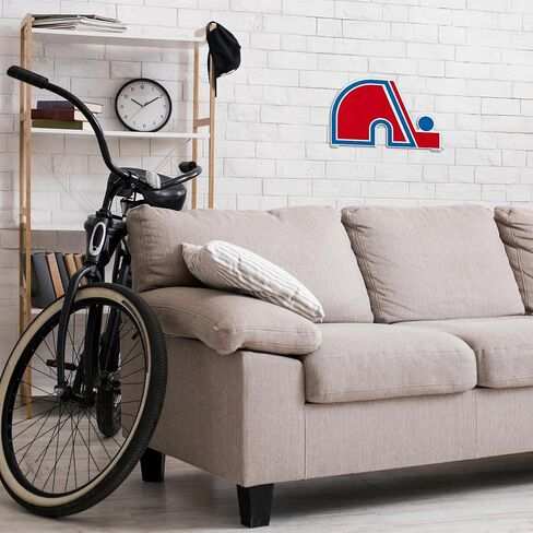 راية ريكو إندستريز NHL Hockey Colorado Avalanche ذات شكل عتيق - ديكور المنزل وغرفة المعيشة - لباد ناعم EZ للتعليق in Saudi Arabia