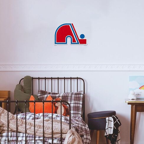 راية ريكو إندستريز NHL Hockey Colorado Avalanche ذات شكل عتيق - ديكور المنزل وغرفة المعيشة - لباد ناعم EZ للتعليق in Saudi Arabia