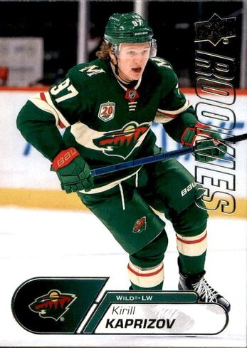 مجموعة بطاقات STAR ROOKIES 2020 2021 Upper Deck NHL Limited Edition Factory مختومة من 25 بطاقة مع Alexis Lafrenière وKirill Kaprizov PLUS آخرين in Saudi Arabia