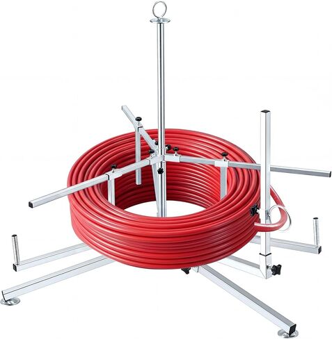 Zonon Heavy Duty PEX Pipe Uncoiler Decoiler لـ 3/8 "إلى 1" Pex Tube الحد الأقصى للحمل يصل إلى 330 رطلًا موزع أنابيب قابل للطي متعدد الوظائف مع حقيبة تخزين للحبل الفولاذي وأنبوب المياه وكابل Uncoiler in Saudi Arabia