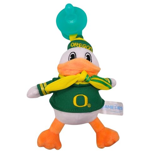 Baby Boy and Girl Silicone Pacifier with College Mascot Stuffed Toy Plush, Collegiately Licensed, Mike The Tiger, LSU University in Saudi Arabia