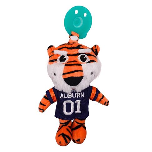 Baby Boy and Girl Silicone Pacifier with College Mascot Stuffed Toy Plush, Collegiately Licensed, Mike The Tiger, LSU University in Saudi Arabia