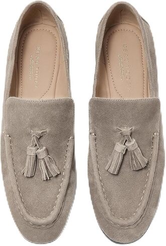 Beau Today Suede Tassel Laiders for Women ، تنزلق على أحذية شقق مريحة ، وخفيفة الوزن للسيدات المتوازيات ، اللباس ، والأعمال التجارية غير الرسمية القيادة in Saudi Arabia