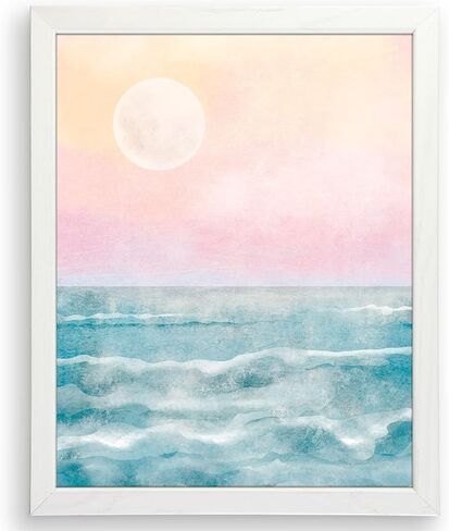 Beach Decor Art Prints (Set of 4) - Unframed - 8x10s | Serene and Inviting Coral-Themed Wall Art Prints | Perfect for Nautical and Ocean-Inspired Home Décor | Bathroom Wall Décor | Apartment Décor in Saudi Arabia