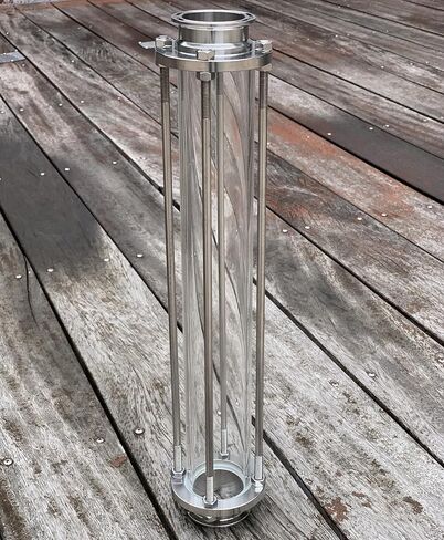 زجاج رؤية طويل القامة بمشبك ثلاثي 2 بوصة بطول 12 بوصة/طول 18 بوصة (طول 12 بوصة) in Kuwait