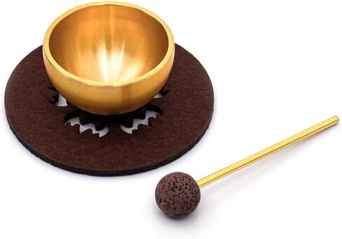 Mini Singing Bowl Set, Healing Instrument with Striker & Cushion, For Yoga, Meditation, Mindfulness, Stress Relief Tool and Unique Gifts in Saudi Arabia