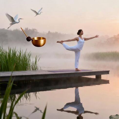 Mini Singing Bowl Set, Healing Instrument with Striker & Cushion, For Yoga, Meditation, Mindfulness, Stress Relief Tool and Unique Gifts in Saudi Arabia