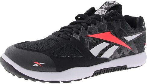 Reebok Men's Nano 2.0 Sneaker, White/Black/Neon Cherry, 6.5 in Kuwait