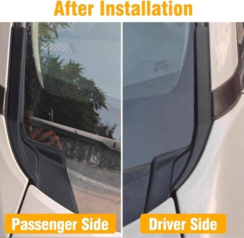Moonlinks 2PCS Front Windshield Wiper Side Cowl Cover Compatible with Toyota RAV4 2019 2020 2021 2022, Wiper Cowl Extension Cover Trim Left Driver & Right Passenger Side for 53866-0R070/53867-0R070 in Saudi Arabia