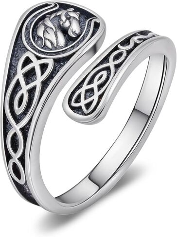 Frog Rings 925 Sterling Silver Frog Thumb Ring Vintage Spoon Rings Jewelry Gifts For Women in Kuwait