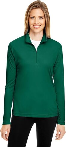 Team 365 Ladies' Zone Performance Quarter-Zip L SPORT LIGHT BLUE in Saudi Arabia