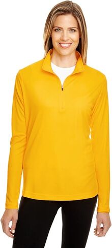 Team 365 Ladies' Zone Performance Quarter-Zip L SPORT LIGHT BLUE in Saudi Arabia