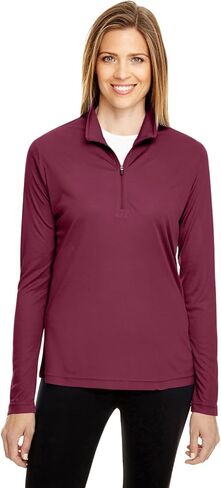 Team 365 Ladies' Zone Performance Quarter-Zip L SPORT LIGHT BLUE in Saudi Arabia