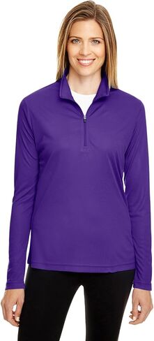 Team 365 Ladies' Zone Performance Quarter-Zip L SPORT LIGHT BLUE in Saudi Arabia