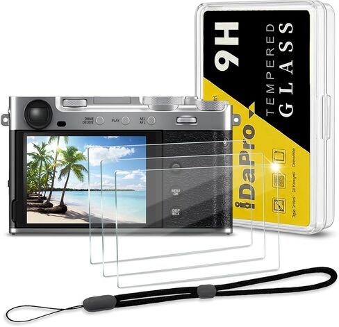 حامي الشاشة ل fujifilm x-half/x-hf1 الزجاج المقسّر 【3pcs】+ fuji x half subcreen 【3pcs】 ، 9h صلابة | مضاد للخلع | الفقاعة الحرة | التثبيت السهل in Kuwait