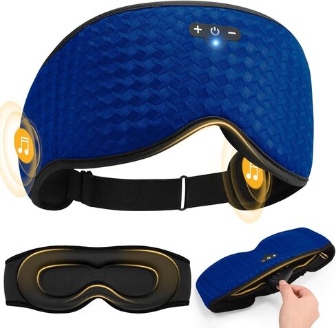 قناع نوم ثلاثي الأبعاد محيط مع سماعات بلوتوث ، قناع نوم قابل للتعديل قابلة للتعديل ، سماعات نوم سهلة التركيب مع مكبرات صوت استريو رقيقة للرجال ، النساء in Kuwait