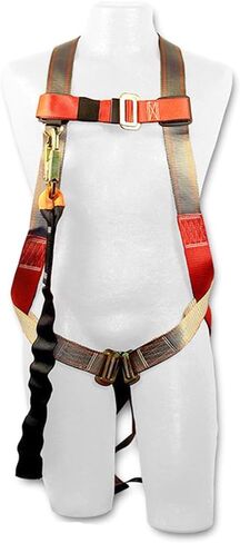 Madaco Safety Products Roof Construction Fall Protection Full Body Industrial Safety Harness Internal Shock Absorbing 6FT Lanyard Kit Size M-XXL in Saudi Arabia