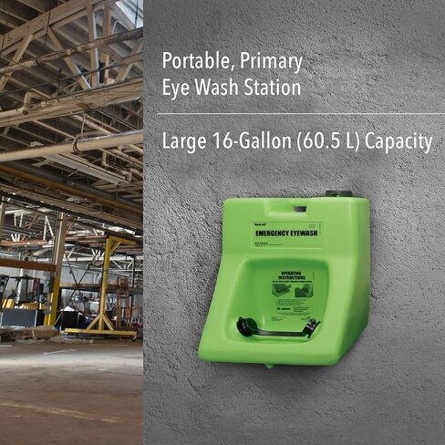 Honeywell Fendall Porta Stream II 16-Gallon Refillable Primary Emergency Eye Wash Station (with 180 oz. / 5.3 L of Saline Concentrate) in Saudi Arabia