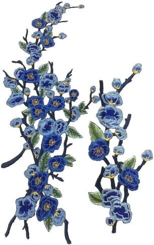 1SET QUINK SAKURA FLOWER EMBROIDERY IRON ON THESTINGER in Kuwait