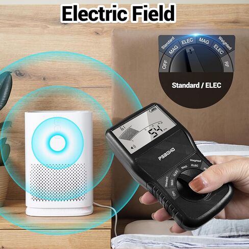 مقياس PSB0H0 EMF، كاشف الإشعاع الكهرومغناطيسي متعدد المجالات 3 في 1 لـ EF RF MF، مقياس كاشف EMF، لأجهزة قياس EMF للمنزل والمكتب، وكاشفات الأشباح، واختبار كاشف EMF in Saudi Arabia