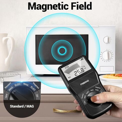 مقياس PSB0H0 EMF، كاشف الإشعاع الكهرومغناطيسي متعدد المجالات 3 في 1 لـ EF RF MF، مقياس كاشف EMF، لأجهزة قياس EMF للمنزل والمكتب، وكاشفات الأشباح، واختبار كاشف EMF in Saudi Arabia