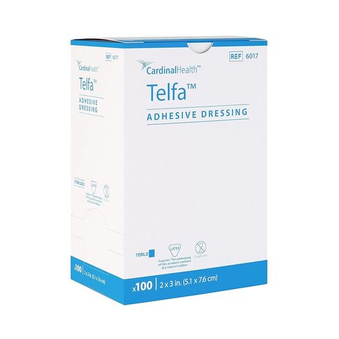 Telfa™ Adhesive Dressing Gauze Pad, Sterile, 2 x 3IN, Box of 100 in Saudi Arabia