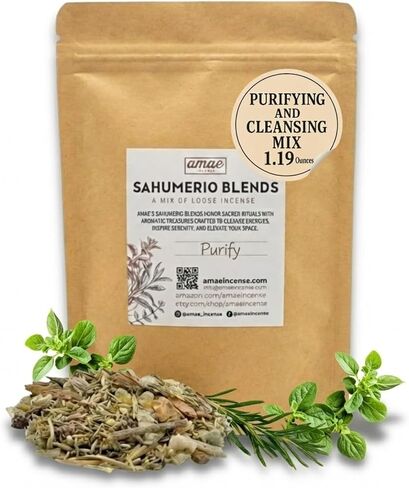 Wealth Manifestation Blend, Earthy Woodsy Scent, Frankincense tears, Sandalwood, Cinnamon, Copal and More.- Natural Resin, Essences & Herbs Mix, 1.19 Ounces. in Kuwait