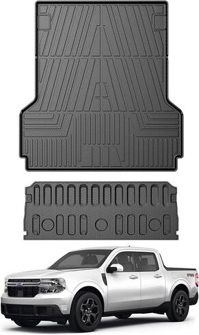 Mixsuper Bed Mat for Ford F-150 2015-2025 Only for 5.5 Ft Bed All Weather Cargo Bed Liner for F150 Accessories Black in Kuwait