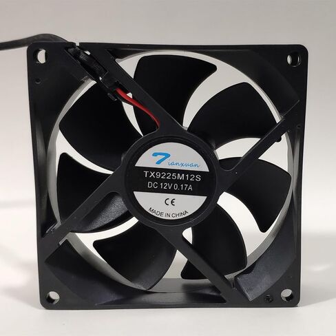 ELOMILE TX9225M12S 12V Fan TX9225M12S DC12V 0.17A 9CM 9025 2-سلك مروحة التبريد in Kuwait