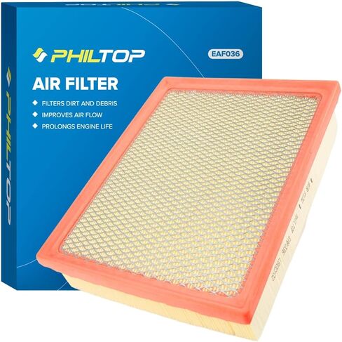 Philtop Engine Air Filter CA11002 استبدال Infinit QX56 2011-2013 ، QX80 2014-2022 و Nissan Armada 2017-2022 ، لوحة جامدة in Kuwait