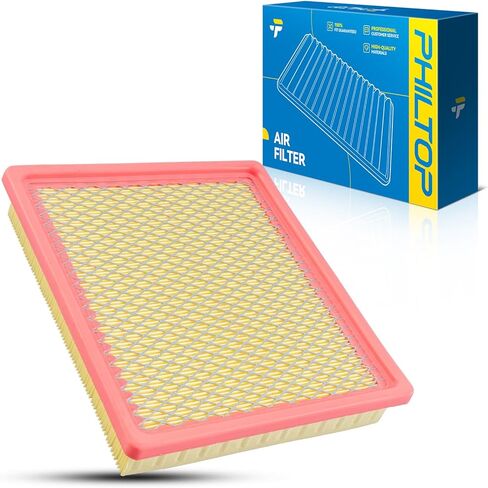 Philtop Engine Air Filter CA11002 استبدال Infinit QX56 2011-2013 ، QX80 2014-2022 و Nissan Armada 2017-2022 ، لوحة جامدة in Kuwait