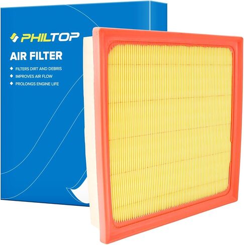 Philtop Engine Air Filter CA11002 استبدال Infinit QX56 2011-2013 ، QX80 2014-2022 و Nissan Armada 2017-2022 ، لوحة جامدة in Kuwait