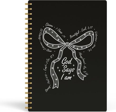 Coquette Bow Baseball Spiral Notebook, Baseball Mom Gifts Journal, Gifts for Baseballs Lovers Players Journals, Retro Trendy Sports Fan Notebooks 5.5x8.3 Inch in Kuwait