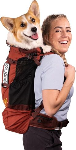 K9 Sport Sack Knavigate - X-Large, Dune - Ideal for Dogs with 23-25" Back Length - Adjustable, Backpack-Style Carrier with Internal Frame & Padded Hip Belt in Kuwait