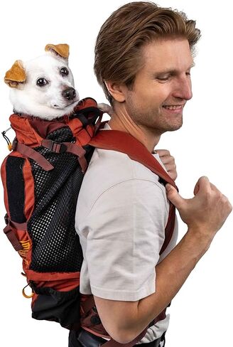 K9 Sport Sack Knavigate - X-Large, Dune - Ideal for Dogs with 23-25" Back Length - Adjustable, Backpack-Style Carrier with Internal Frame & Padded Hip Belt in Kuwait