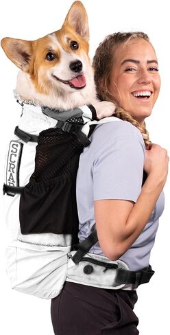 K9 Sport Sack Knavigate - X-Large, Dune - Ideal for Dogs with 23-25" Back Length - Adjustable, Backpack-Style Carrier with Internal Frame & Padded Hip Belt in Kuwait