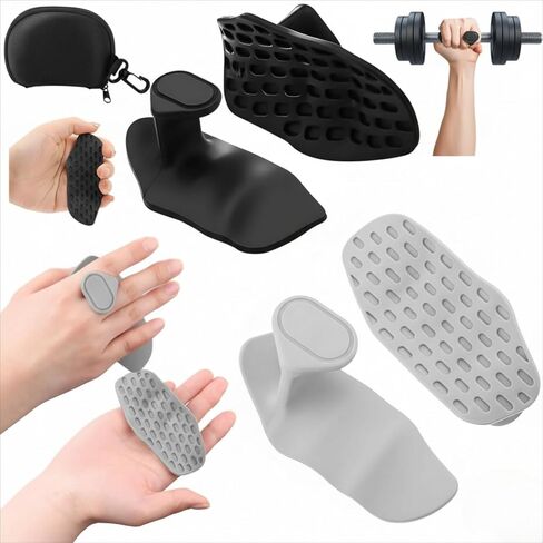 4 قطع من مقابض التمرين المضادة للانزلاق من Fiitole للرجال والنساء، مقابض مطاطية لصالة الألعاب الرياضية، مقابض يدوية، مقابض رفع الأثقال، قفازات مطاطية مريحة لحماية اليد، لتدريب الأوزان in Kuwait