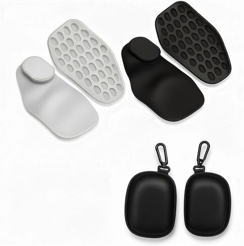 4 قطع من مقابض التمرين المضادة للانزلاق من Fiitole للرجال والنساء، مقابض مطاطية لصالة الألعاب الرياضية، مقابض يدوية، مقابض رفع الأثقال، قفازات مطاطية مريحة لحماية اليد، لتدريب الأوزان in Kuwait