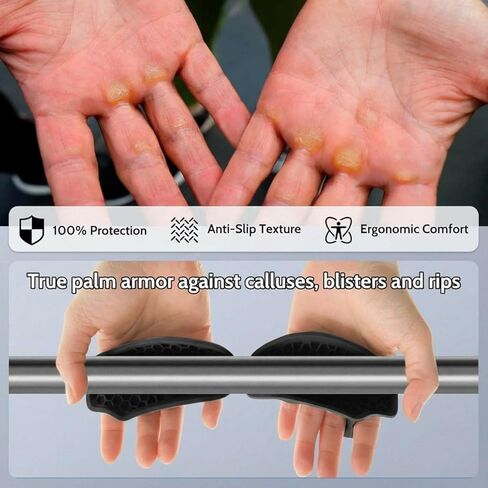 4 قطع من مقابض التمرين المضادة للانزلاق من Fiitole للرجال والنساء، مقابض مطاطية لصالة الألعاب الرياضية، مقابض يدوية، مقابض رفع الأثقال، قفازات مطاطية مريحة لحماية اليد، لتدريب الأوزان in Kuwait