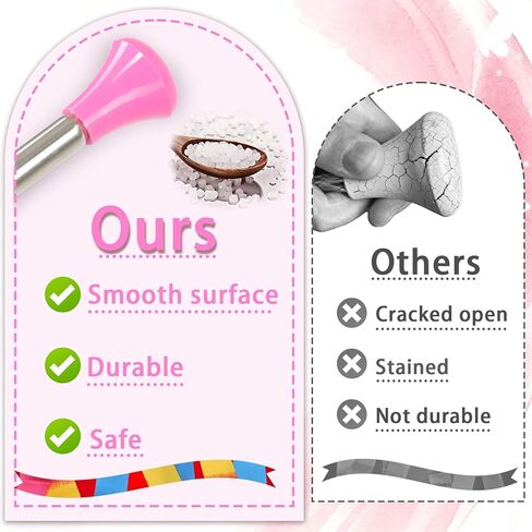 Quynhni Dance Baton,Batons for Twirling 22 inches Stainless Steel Material Gymnastics Wand and 3 Rainbow Hair Bands Suitable for Beginners Silver and Pink in Saudi Arabia