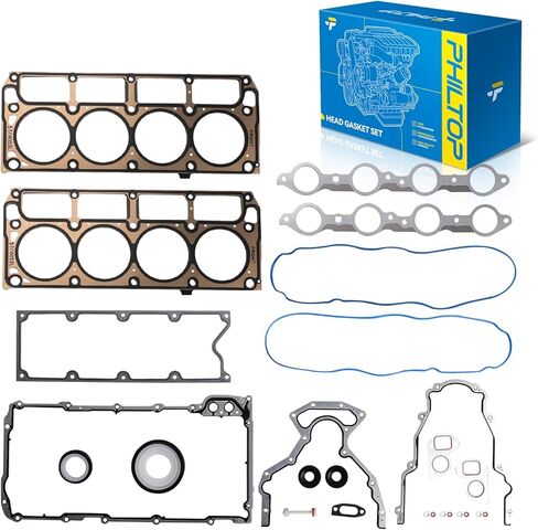 مجموعة طعن LS New Philtop LS Kit & LS9 Caskets متوافقة مع LS1/LS6/LQ4/LQ9/4.8/5.3/5.7/6.0L GEN 3 III LS GASKET KIT in Saudi Arabia