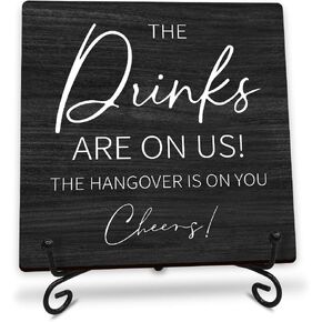 Motivational Funny Wooden Sign - 5" Wooden Decoration Life Is Like The Bathroom Plaque - Farmhouse Tabletop Home Washroom Bathroom Decor - Gifts For Family & Friends - A05 in Saudi Arabia