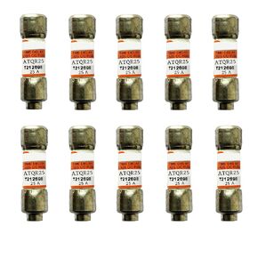 10 عبوات جديدة ATQR-25 ATQR25 ATQR-25A 600Vac صمام تأخير الوقت، ATQR-25A صمامات خرطوشة رفض الفئة CC الحالية in Kuwait