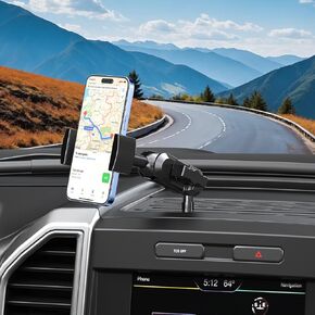 Magnetic Dash Phone Holder for F150, No Punching Required Phone Mount Compatible with 2015-2020 F150 2017-2022 F250 F350, Full Metal Cellphone Mounting Bracket for Most CellPhones in Kuwait