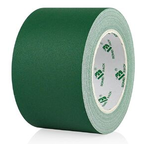 BOMEI PACK Dark Green Gaffer Tape, Matte Non-Reflective, 3inch x 20yds No Residue Hand Tear Self-Adhesive Tape for Labeling, Cable, Stage, Photo Studio, Painters and Duct Repair, 1 Pack in Kuwait