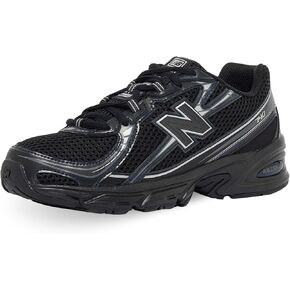 New Balance 740 Big Kids Shoes (Black Silver Metallic ، 6) in Kuwait